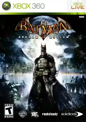 Batman Arkham Asylum (USA) box cover front